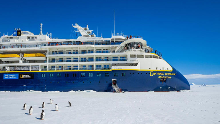 National Geographic Explorer — Lindblad Expeditions vessel in Antarctica