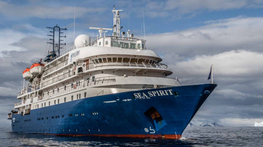 M/V Sea Spirit — Poseidon Expeditions flagship expedition vessel in Antarctic waters