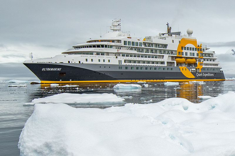 Quark Expeditions Ultramarine in Antarctic waters
